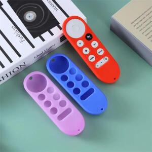 2020 Google Chromecast SmartTV 리모컨 용 호환 실리콘 보호 케이스 미끄럼 방지  내구성이 뛰어난 Shockp