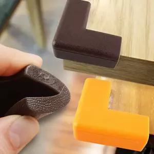 고무타입 모서리보호대 코너 안전 가드 4P대 식탁대 책상대 쿠션 스펀지 테이프 코너대