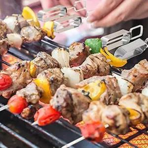 [주식회사 브이와이][JHQS7LVC_52D4]5p 캠핑꼬치 꼬챙이 고기꼬치 직화구이 (30389