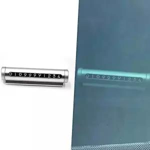 [셀러에이드]주차번호판 자동차 은색 원형