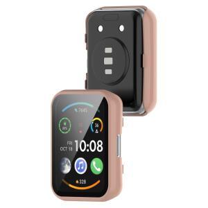 Huawei Watch Fit 2 용 호환 In 1 케이스 고  유리 화면 보호기가 풀 커버 카바리지 범퍼 PC 하드 커버 카