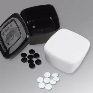 육형제 사각 플라스틱 바둑알통 바둑통 통바둑용품 가정용알 알세트 육바둑 바둑돌 어린이알 육알