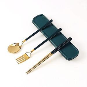 스텐 백화점 야외 고급 휴대용 유기 세트숟가락 캠핑 금