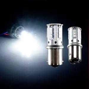 12V-24V겸용 3030 21발 LED램프 화이트 깜빡이등 브레이크등 미등 S25타입 전구자동차튜닝 차량용 싱글 더