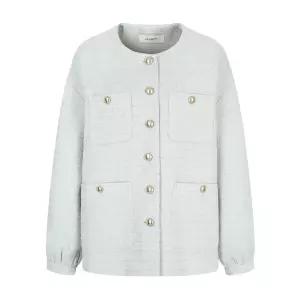 JJ지고트 벌룬 슬리브 트위드 재킷 GP3P0JK321 DG 1185757