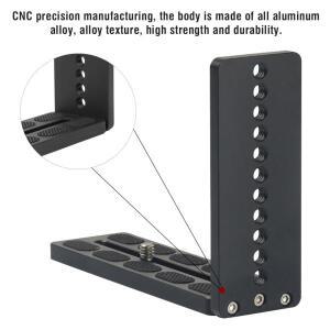 ZK20  금속 범용 호환 카메라 L 자형 퀵 릴리스 플레이트 삼각대 유압 볼 헤드 수직 촬영