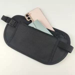 슬림 허리 파우치 힙색 허리에차는가방 블랙 핸드폰힙색 운동힙색