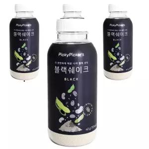 원픽 선식 블랙 쉐이크 40g 4개 가루 식사대용 아침 간편한끼 간편 영양식
