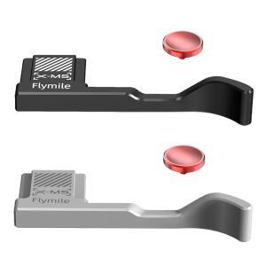 셔터 릴리스 버튼이  알루미늄 합금 카메라  받침대 Fujifilm XM5 Fuji 내장 실리콘 패드 그립