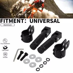 1쌍 오토바이 범용 페달 접이식 발판 모페드 스쿠터 자전거용 카와사키 버시스 650 1000