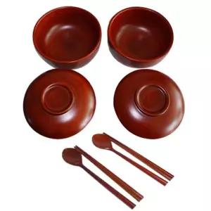 (우성공예) 물푸레 세트 수저 원목제기 10p 공기 성묘용 함 추석 차례상 제수용품 교자상