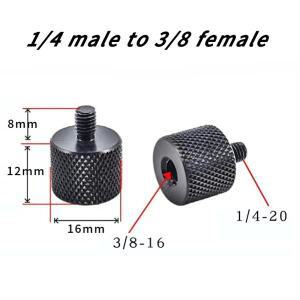 2/4PCS 1/4 남성 3/8 M4 M5 M6 M8 M10 여성 변환 너트 프로젝터 브래킷 어댑터 볼 헤드 카메라 삼각대  나