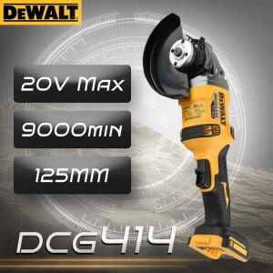 디월트 DCG414 20V MAX 브러쉬리스 앵글 그라인더 125mm 무선 금속 목재 파이프 절단 연마 광택 파워툴 본