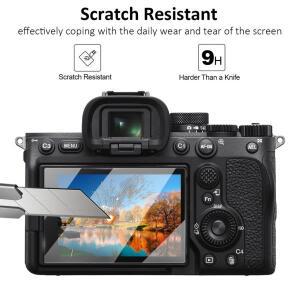 소니 호환 A7R4/A7R5/A7S3/A9/A93/FX3용 호환 호빗 9H  유리 보호 필름 - 스크래치 방지 LCD 화면 커버 카