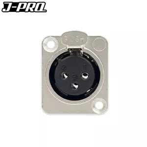 J-PRO JC45 XLR 캐논 암 젠더 커넥터 판넬용 매립용 납땜 납땜용 땜전용 땜젠더 변환 음향 마이크 음향용