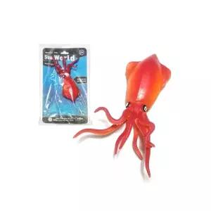 1P 씨월드 오징어 피규어 모형 자연학습 동물 인형 어린이 키즈 모양토이 장난감 바다 학습어 모양어 말랑