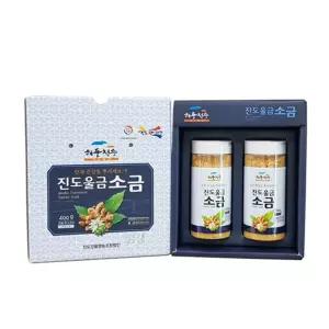 진도울금소금 400g (세트) 요리용 조리용 국산 선물용 가정용 맛있는