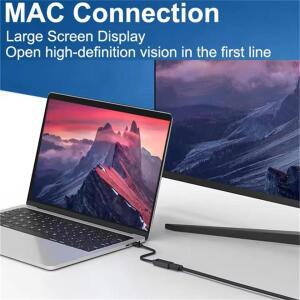 TV Mac 호환Book 호환 노트북 프로젝터용 호환 4k 미니 DisplayPort-HDMI 호환 어댑터 케이블 DP-HDMI 변환