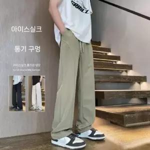 토르 바지 남자 여름 캐주얼 쿨링 와이드 속건 OPH2