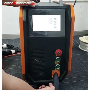 다기능 휴대용 레이저 용접기 0-5mm 에너지 안정성 D18 보호 거울 알루미늄 합금