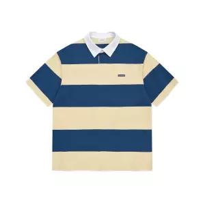 커버낫 COVERNAT 스트라이프 럭비 카라 티셔츠 옐로우 CO2602ST17YE 470423