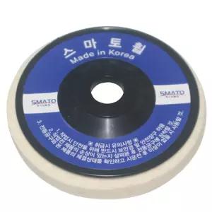 스마토 양모패드휠 4 그라인더용 1EA핸드 연마작업용 소형 전동공구 산업용 절삭용