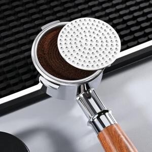 51/53/58mm 재사용 호환 가능한 리유저블 이중 커피 필터 스크린 Delonghi Breville Portafilter 호환 액세