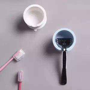 실리콘 면도기 걸이 행거 부착식 흡착식 식걸이 욕실 소품 잡화