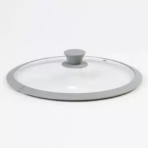 올비아 후라이팬 뚜껑 강화 실리콘 냄비 26cm덮개 주방용품 키친 조리 다용도 기름튀김 멀티커버 커버