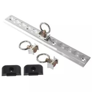 어닝고리 RV 차량용 L-트랙 항공 레일 싱글 스터드 타이 다운 앵커 퀵릴리즈 링 볼트 30cm 12인치