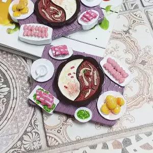 음식 모형 마그넷 훠궈