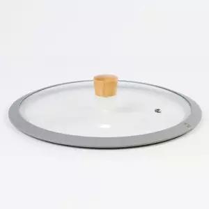 올비아 후라이팬 뚜껑 우드 실리콘 냄비 26cm덮개 주방용품 키친 조리 다용도 기름튀김 멀티커버 커버