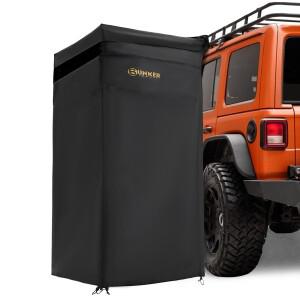 BUNKER INDUST 간편 설치 조절 가능 높이 차량 장착 캠핑 샤워 텐트 측면 화장실 목욕