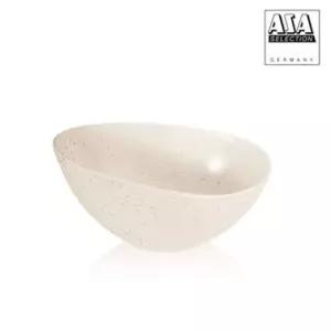 빈티지그릇 아사셀렉션 스톤웨어 쿠바크림 대접 13.8