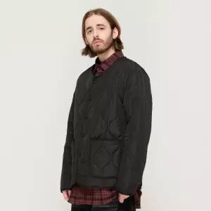 카고브로스 WARM-UP BASIC QUILTING JACKET (BLACK) - black 112443