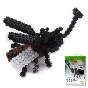 (이지툭툭블럭) 곤충3_장수풍뎅이툭툭 디폼 미니 나노 모형조립 만들기 블록 방과후교구활동 입체만들기 창