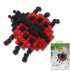 (이지툭툭블럭) 곤충1_무당벌레미니 블록 방과후교구활동 만들기 입체만들기 놀이 디폼 나노 모형 완구