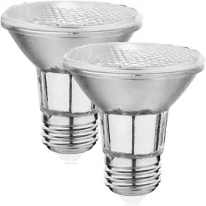 PAR20 7W LED 레인지 후드 라이트 E26 120V 디밍 가능 따뜻한 흰색 595lm 방수 IP65 교체용 50W 할로겐 컵.