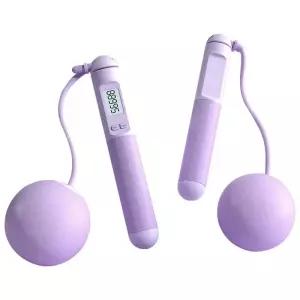 줄넘기 스마트 계산 점프 줄 실내 옥외 적당 반대로 미끄러짐 LCD 디스플레이 가진 가중 무선 건너뛰는