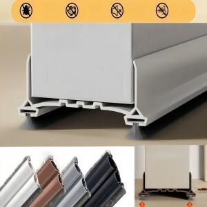 1개 97cm38.19인치 가정용 문 하단 밀폐 스트립 97cm 틈막이 펠트 보호기 방진 방음 방수