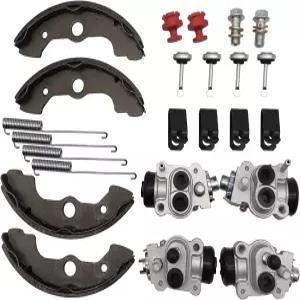 혼다 TRX300 TRX300FW 포트랙스 300 4x4 1988-2000(왼쪽과 오른쪽)용 프론트 브레이크 휠 실린더 신발 키트