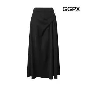 지지피엑스 백 밴딩 드레이프 러플 롱 스커트 GQ1SK004B 1194822