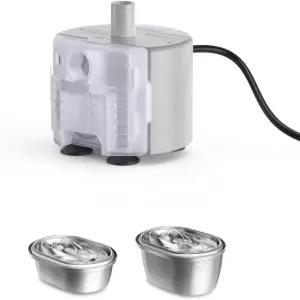 101온스/3리터 조절 가능한 물 흐름 애완동물 급수대 초조용한 개 급수기와 호환되는 고양이 급수대용