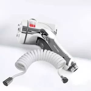 HLBATH 스프레이건 크롬 욕실 꼬부리샤워줄 3.5m 세트