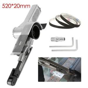 미니 공압 벨트 샌딩기 기계, 에어 앵글 포함, 압축기 공구, 520x2 0, 330x10mm