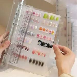 네일아트 앨범형 투명 팁 전시 북 바인더 05 06 커버