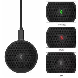 UM10 USB 회의용 마이크 360 게임 채팅을 위한 무지향성 콘덴서 PC