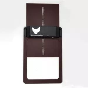 스마트 가축 출입문 개폐기 문 닫히는 닭집 강아지 펫도어 양계장 센서 자동 게이트