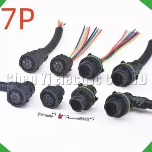 7 핀 자동차 방수 트럭 후미등 산소 센서 커넥터 플러그 와이어 하네스 볼보용 968421-1 967650-1