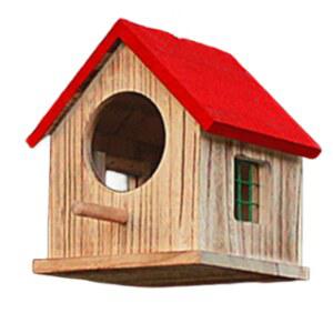 미니 마당 장식 원목 나무 1. 1.A 먹이통 상자 호환 가정용 어항 앵무새